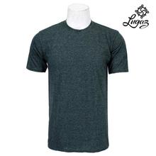 Round Neck Textured T-Shirt For Men- Greenish Grey