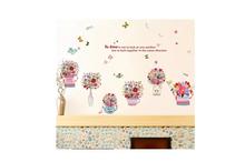 Fresh Flower Pot Decor Wall Sticker