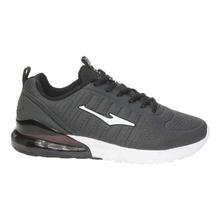 Erke Grey/White Lace-Up Sports Sneakers For Men