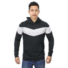 Black/White Two Toned Hoodie for Men