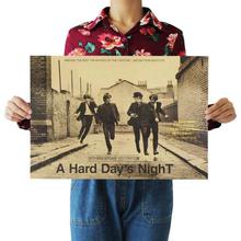 The Beatles Hard Days Night Wall Decal Home Decor Poster