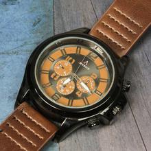 Americo Date Analog Watch For Men - Brown