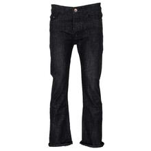 Carbon Black Stretchable Boot Cut Jeans For Men