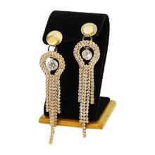 Ampersand Metal Chain Tassel Earrings For Women - HH80563