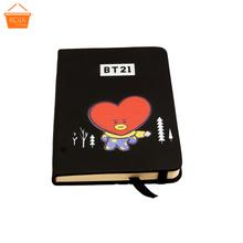 KOJA BTS Bangtan Boys BT21 Single Notebook PU Pocketbook Diary Book School Office Supplies