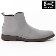 Caliber Shoes Grey Side Chain Lifestyle Boots For Men - (477 SR )