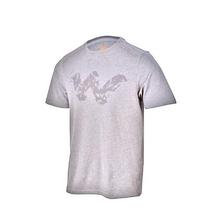 Wildcraft Light Grey Melange Crew Round Neck T-Shirt For Men