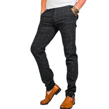 Virjeans Stretchable Cotton Check Chinos Pant for Men (VJC 713) Back
