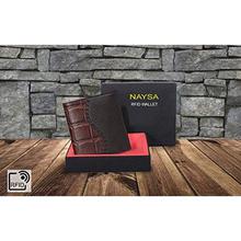 Naysa Stylish RFID Protected Genuine Leather Wallet for