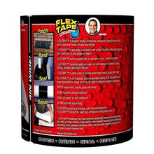 Flex Tape Rubberized Waterproof Tape, 4" X 5"- Black