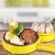 2 in 1 Egg Boiler With Non-Stick Electric Frying Pan - Egg Cooker (7 Eggs)