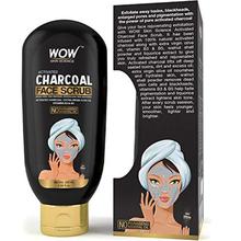 WOW Activated Charcoal Face Scrub - No Parabens & Mineral