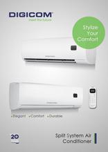 Digicom Spit System Air Conditioner 1.5 Ton - DG-18CHSC/SI