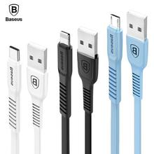 Baseus USB Cable For iPhone iPad Fast Charger USB Type C Cable Micro USB Cable For Samsung Xiaomi Wired Cord Mobile Phone Cable