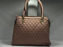 Embossed Baby Pink Shoulder and Handbag for Women