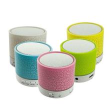 Mini Portable Bluetooth Speaker With Built-in Mic (Color & Print Varied)