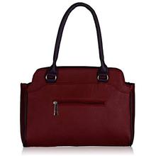 Fantosy Women's Maroon And Purple Handbag