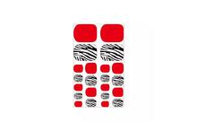 Multiple Color Design Nail Art Sticker Self Adhesive Toe Decals