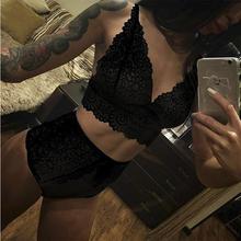 Top Fashion Hot Sale Lady' s Sexy Lace Lingerie Set Women' s