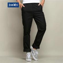 JeansWest Cotton BLACK Pants For Men