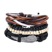 Bracelets & Bangles mens leather bracelets 2019 Pulseira