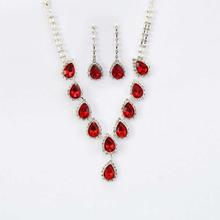 Imperial Crystal Diamond Necklace And Earring Set For Women