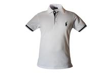 White Regular Fit Polo T Shirt