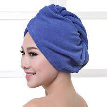 Women Bathroom Super Absorbent Quick-drying Thicker microfiber Bath Towel Hair Dry Cap Salon Towel