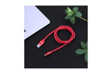 PTron Indigo USB To Micro USB Data Cable Jeans Cloth Sync Charging Cable For All Android Smartphones (Blue)