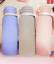 Miniso Glass Water Bottle with Lid 475ml