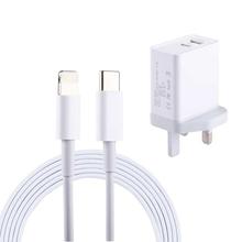 PD-01 2.4A USB Output Smart Wall Charger with 2m USB-C / Type-C to 8 Pin Charging Cable, US Plug, For iPhone X, iPhone 8, iPhone 7 & 7 Plus, iPhone 6 & 6s, iPhone 6 Plus & 6s Plus, iPad Air, iPad mini