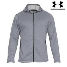 Under Armour Steel Grey MK-1 Terry Full Zip Hoodie For Men - 1320193-035