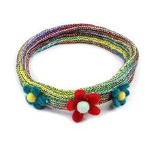 Multicolored Floral Designed Hairband For Women