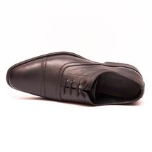 Kapadaa: Caliber Shoes Leather Black Lace Up Formal Shoes For Men – ( K 518 L)