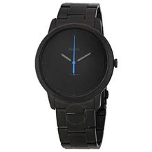 Fossil Watch The Minimalist Black Satin Dial Watch For Men- FS5308