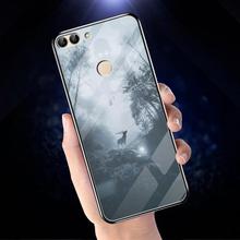 Luxury Tempered Glass Case For Huawei P Smart Case Silicon Nova Lite 2