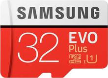 Samsung EVO Plus Class 10 32GB MicroSD 80 MB/S Memory Card with SD Adapter