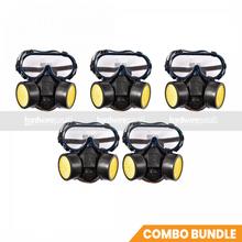 Combo Deal of 5Pcs Safety Dust Mask and Goggles