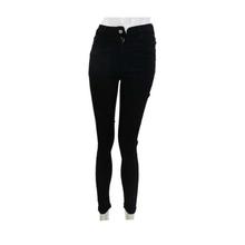 Black Solid Denim Pant For Women