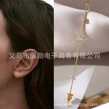 ins Hao Shi niche temperament cold wind piercing ear needles