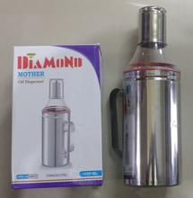 Diamond Stainless Steel Oil Bottle (Oil Dispenser), 1000 ML