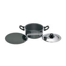 Hawkins Futura Sets (Futura Tawa, Futura Cook And Serve Stewpot), (Hard Anodized)-2 Pcs