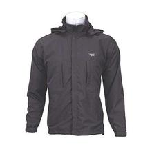 Grey Solid Windcheater For Men