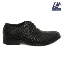 KILOMETER Black Slip On Formal Shoes For Men