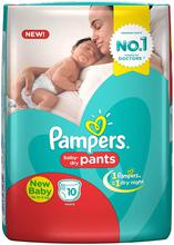 Pampers New Diapers Pants, New Baby (10 Count)