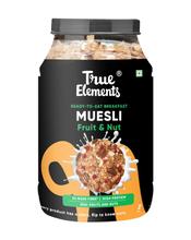 True Elements Fruit and Nuts Muesli 1kg - With Real Fruits | No Added Sugar | Muesli 1kg | Cereal for Breakfast | Diet Food