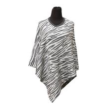 Woolen Tiger Stripe Poncho