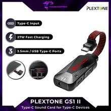 PLEXTONE GS1 USB C to 3.5mm Headphone Jack Adapter 2-in-1 Fast Charging Port for  Pro 2020/2018/Galaxy