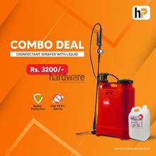 Combo Deal - Disinfectant sprayer with liquid