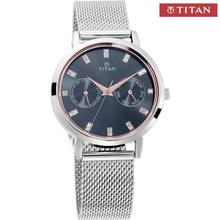 Titan Sparkle Slate Grey Dial Chronograph Watch For Women - 2569SM06